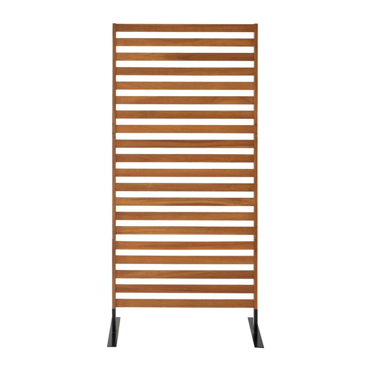 SWEEEK Paravent extérieur en bois. 80cm. acacia. intérieur. extérieur