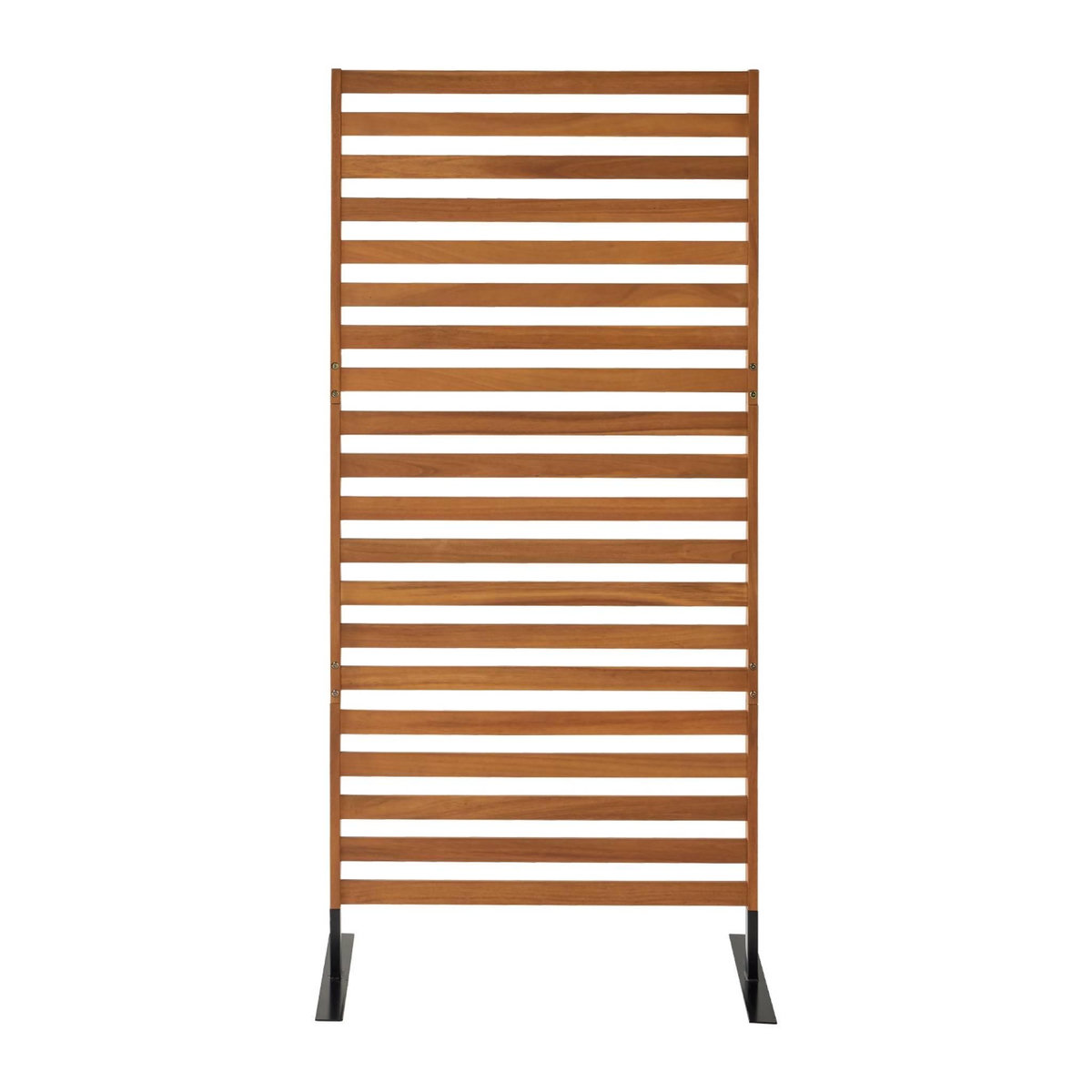 SWEEEK Paravent extérieur en bois. 80cm. acacia. intérieur. extérieur