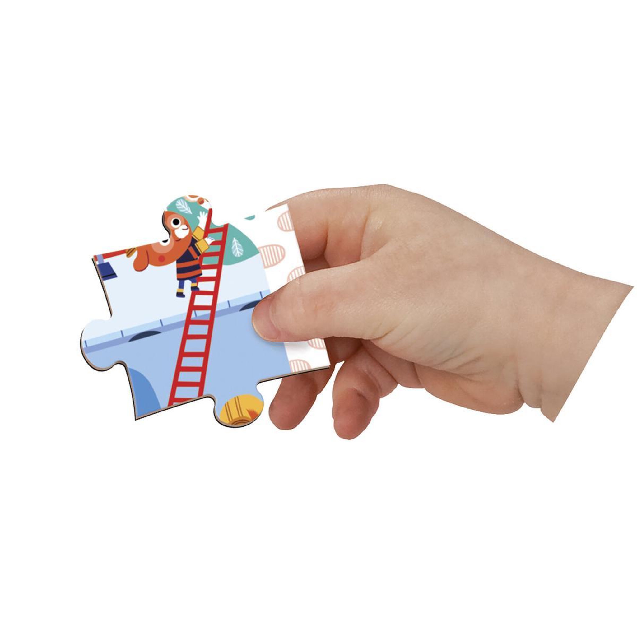 Voir la diapositive 4 : JANOD Magneti puzzle Pompiers 36pcs
