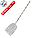 OUTILS PERRIN Pelle à neige plastique alimentaire manche 1,20 m, pour le déneigement et l'agriculture