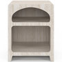 Voir la diapositive 3 : ID MARKET Lot de 2 tables de chevets organiques ALESIA beige effet marbre 2 compartiments