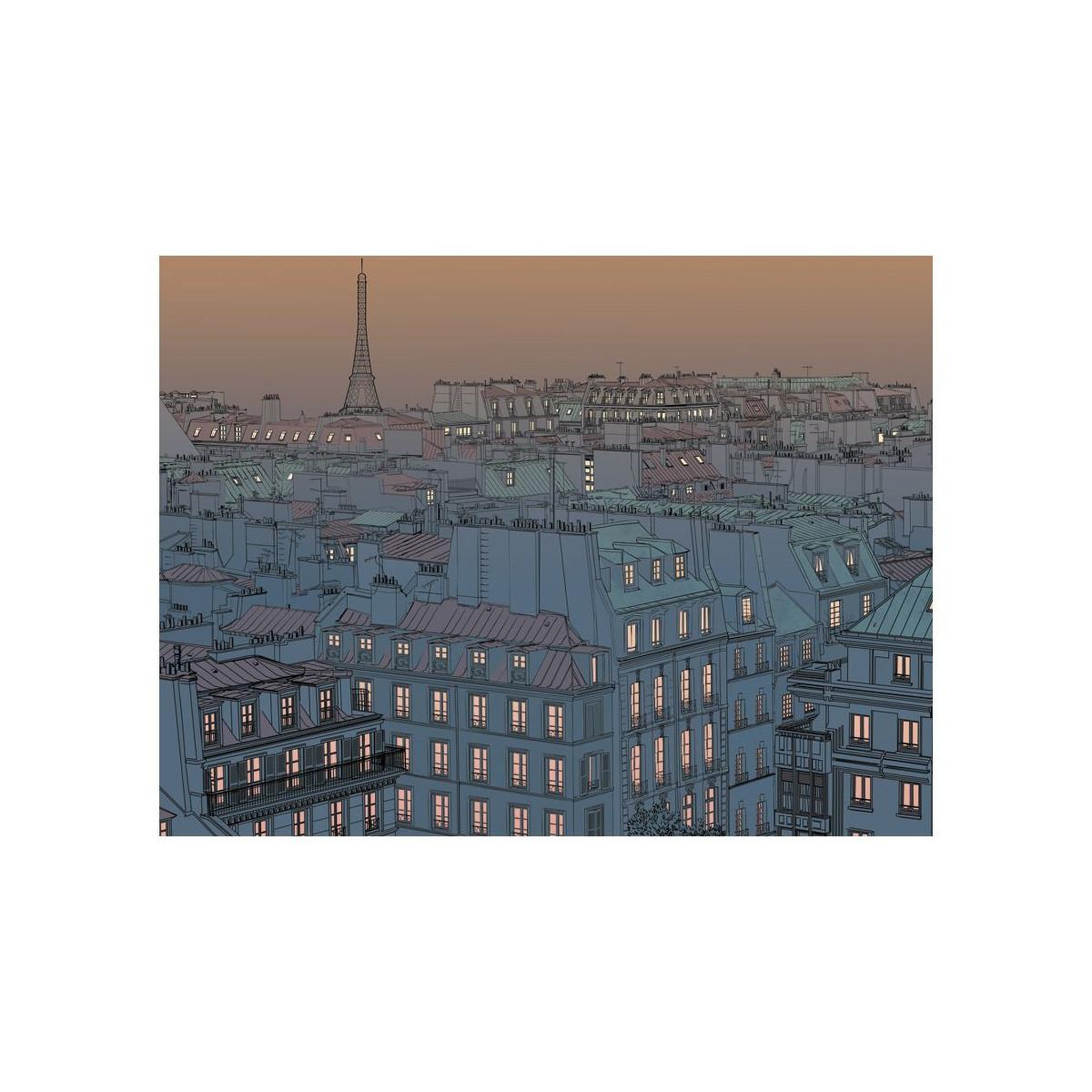 Voir la diapositive 2 : Paris Prix Papier peint  bonsoir paris !