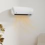 Voir la diapositive 2 : HOMCOM Chauffage soufflant mural 2000W chauffage céramique PTC radiateur réglable timer oscillant télécommande blanc