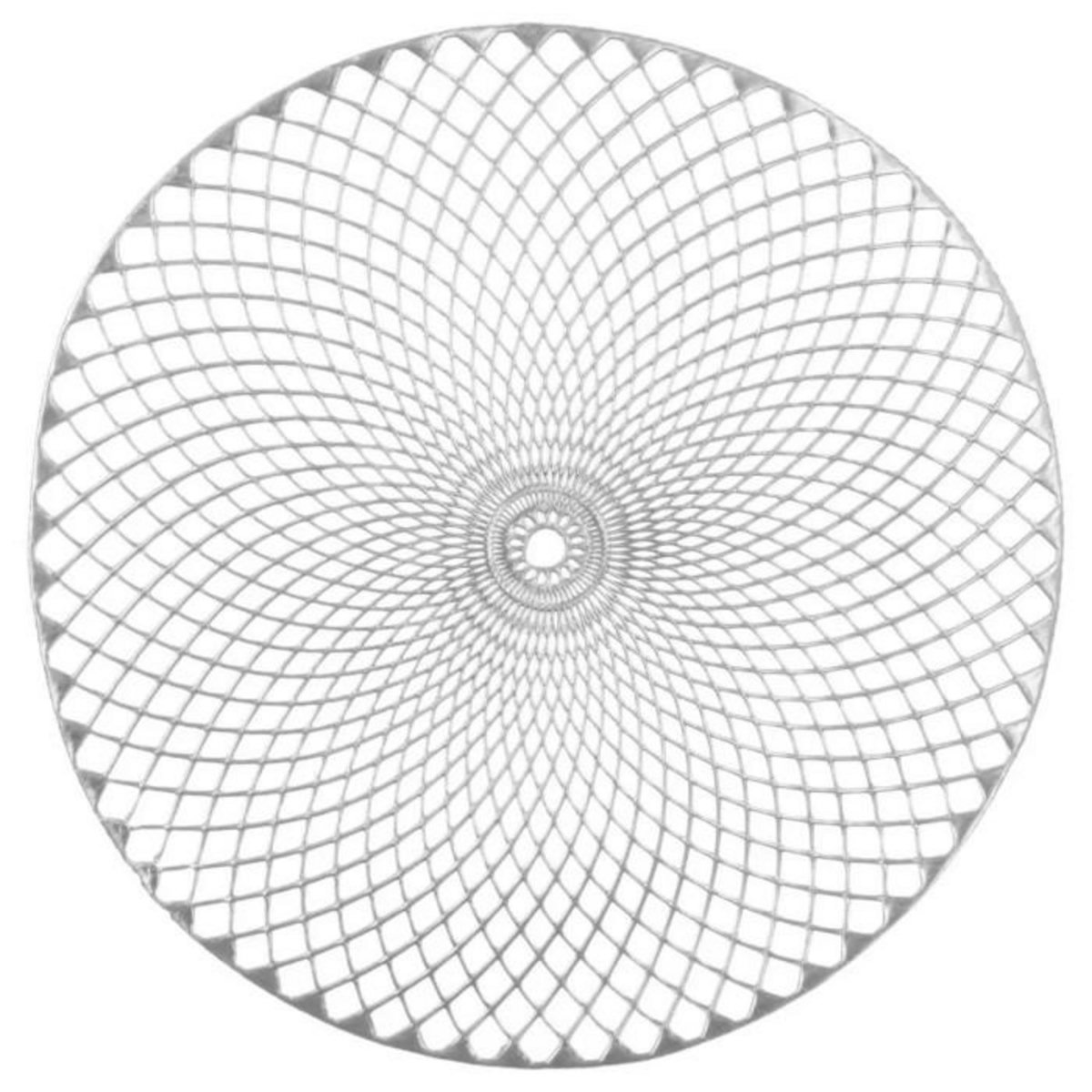 ATMOSPHERA Set de Table Rond  Première Étoile  38cm Argent