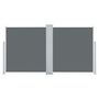 Voir la diapositive 4 : VIDAXL Auvent lateral retractable Anthracite 100 x 600 cm