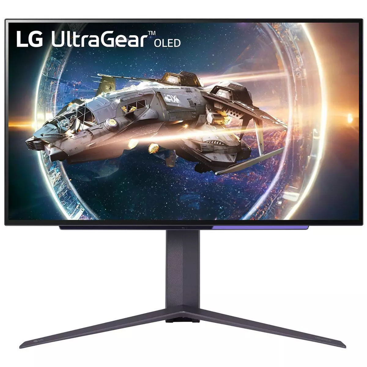 LG Ecran PC Gamer ULTRAGEAR 27GR95QE-B Plat 27'' OLED