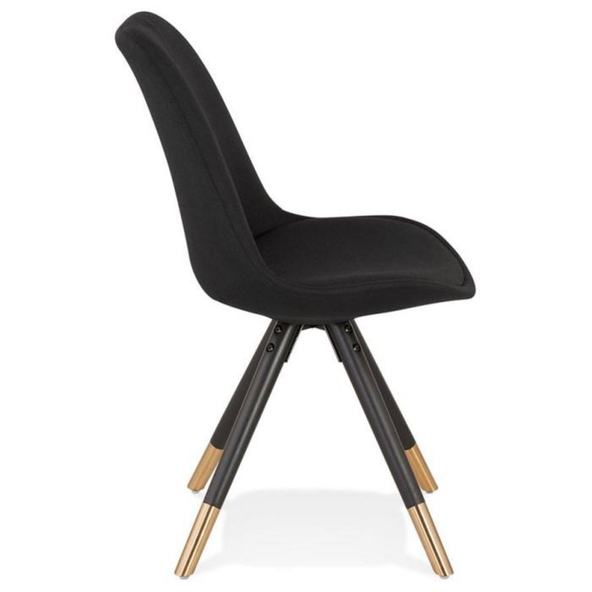 Paris Prix Chaise Design  Caxlo  83cm Noir & Or