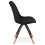 Voir la diapositive 3 : Paris Prix Chaise Design  Caxlo  83cm Noir & Or