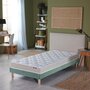 Voir la diapositive 2 : IDLITERIE Ensemble Matelas accueil Latex 3 zones INITIAL - Bi Confort Mousse & Latex + Sommier - Made in France