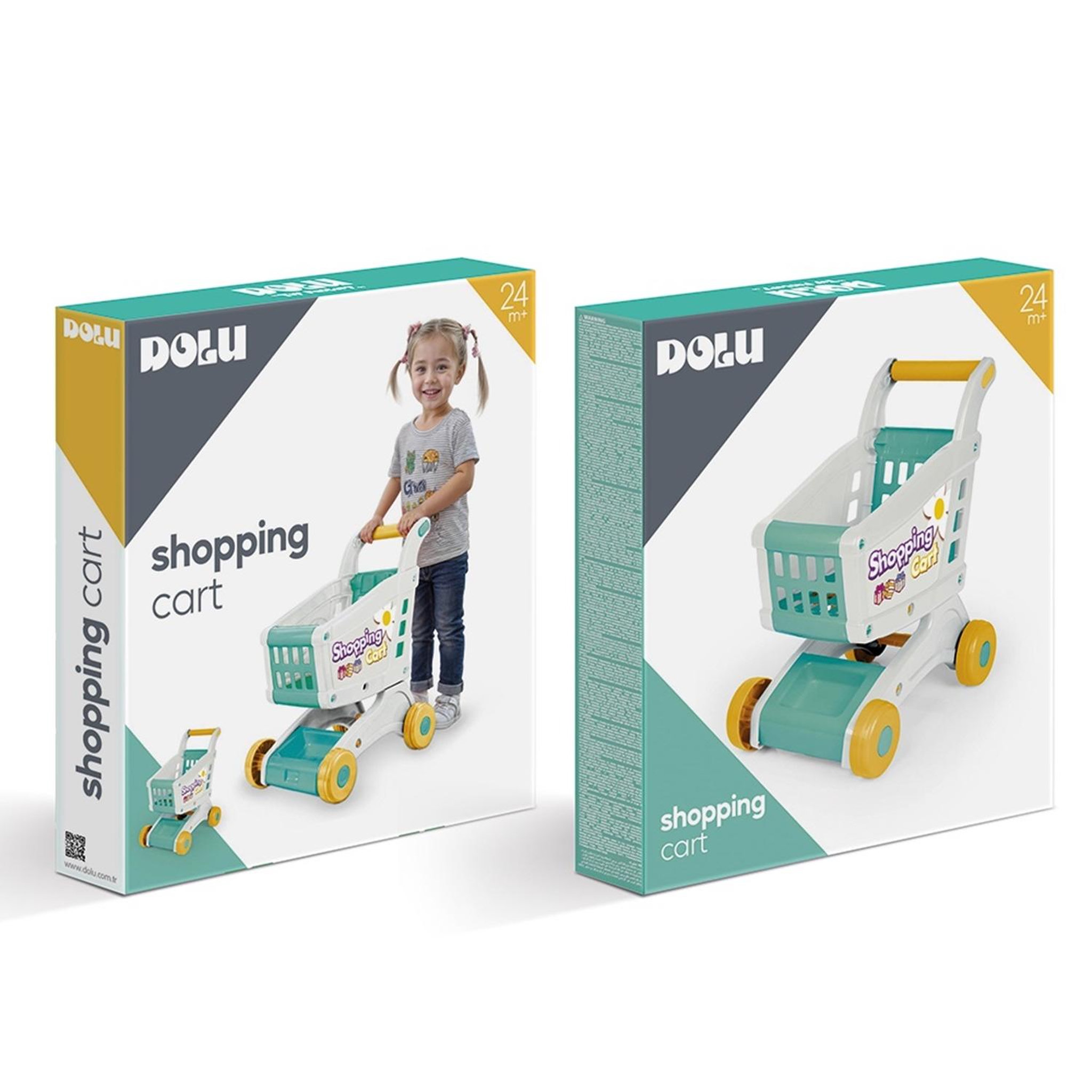 DOLU Chariot de supermarché pour enfant