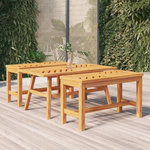 VIDAXL Table basse 100x50x45 cm bois massif d acacia