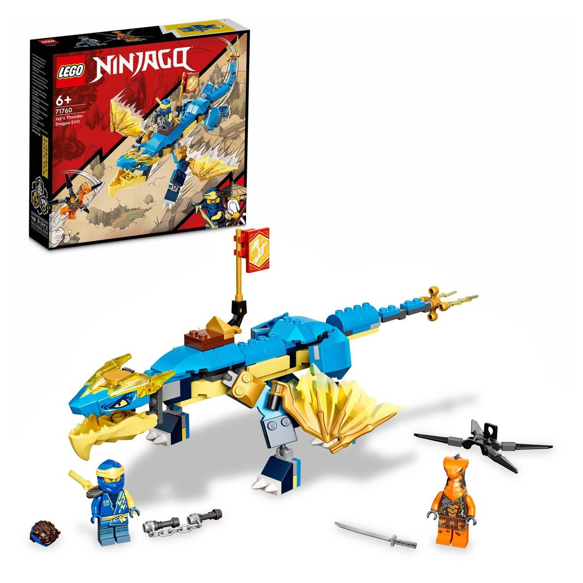 LEGO Ninjago 71760 - Le dragon du tonnerre de Jay - Évolution