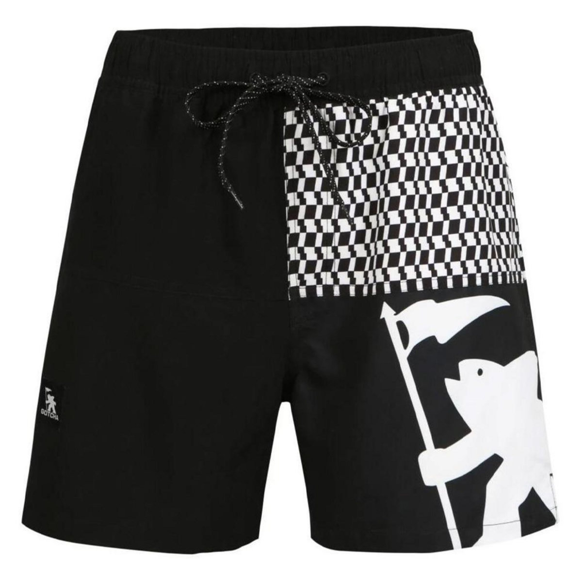 GOTCHA Short de Bain Blanc/Noir Homme Gotcha 963500