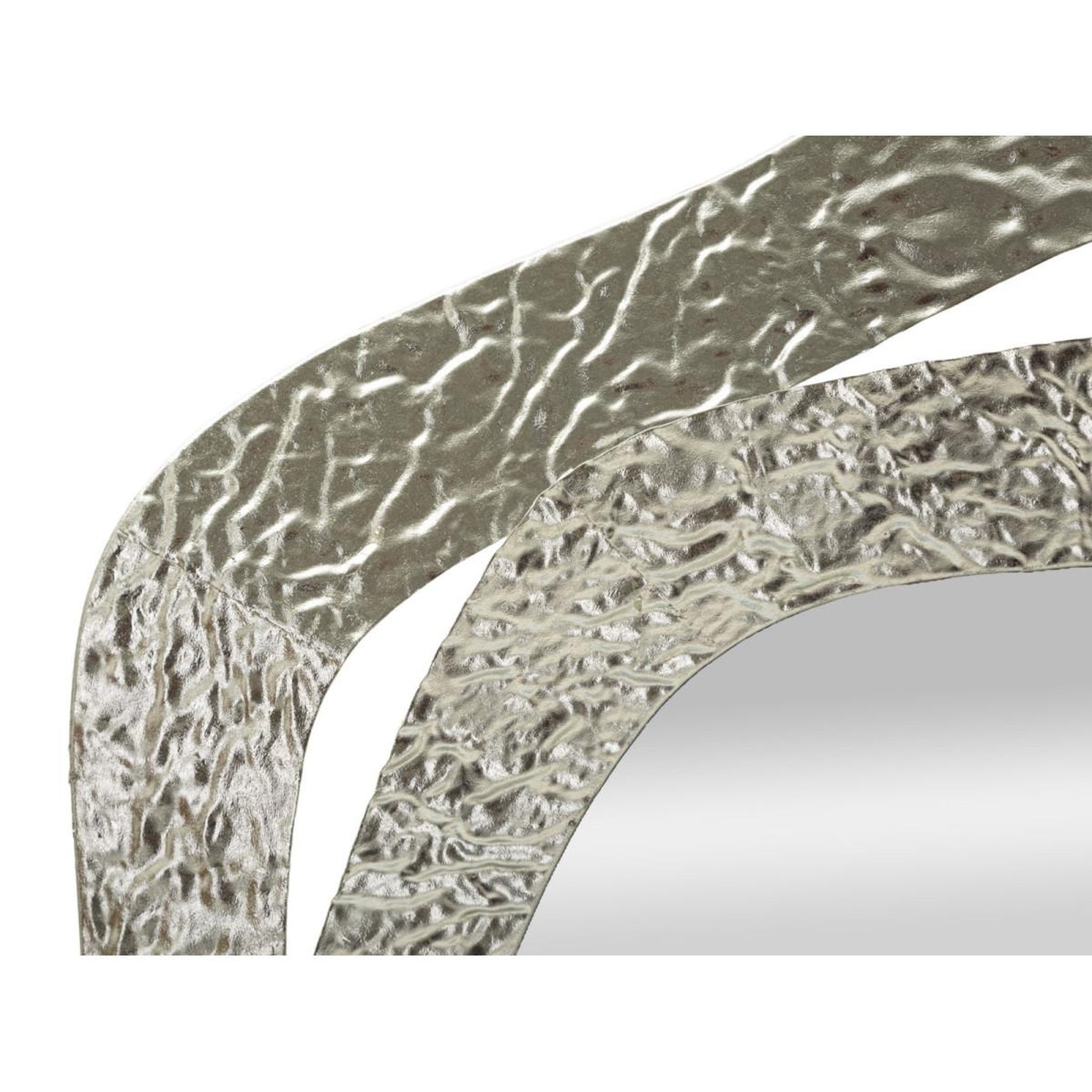 Voir la diapositive 2 : Paris Prix Miroir mural design  aury  75cm argent