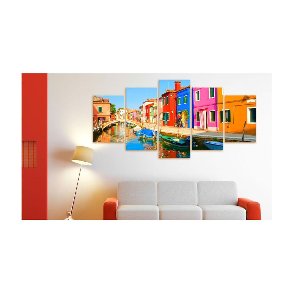 Paris Prix Tableau Imprimé  Aux Couleurs de l'arc en Ciel