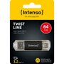 Voir la diapositive 1 : Intenso Clé USB 64go TWIST LINE Flash drive 3.2