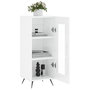 Voir la diapositive 4 : VIDAXL Buffet Blanc brillant 34,5x34x90 cm Bois d'ingenierie