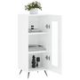 Voir la diapositive 4 : VIDAXL Buffet Blanc brillant 34,5x34x90 cm Bois d'ingenierie