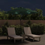 Voir la diapositive 3 : VIDAXL Parasol de jardin en porte-a-faux avec LED 3 m vert