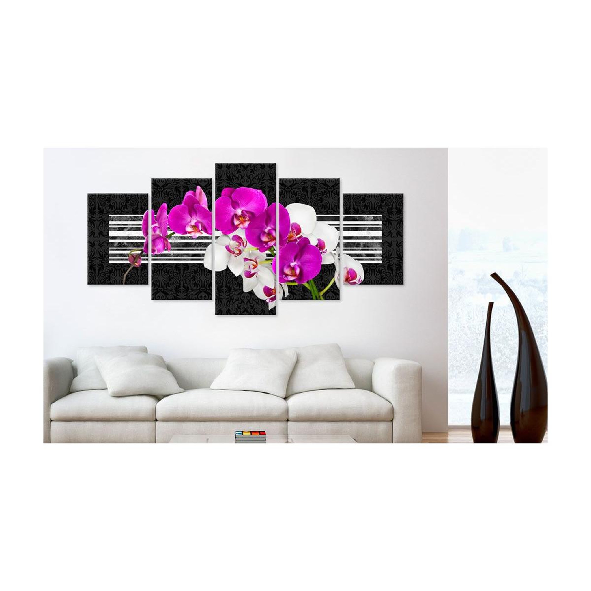 Voir la diapositive 2 : Paris Prix Tableau imprimé  modest orchids