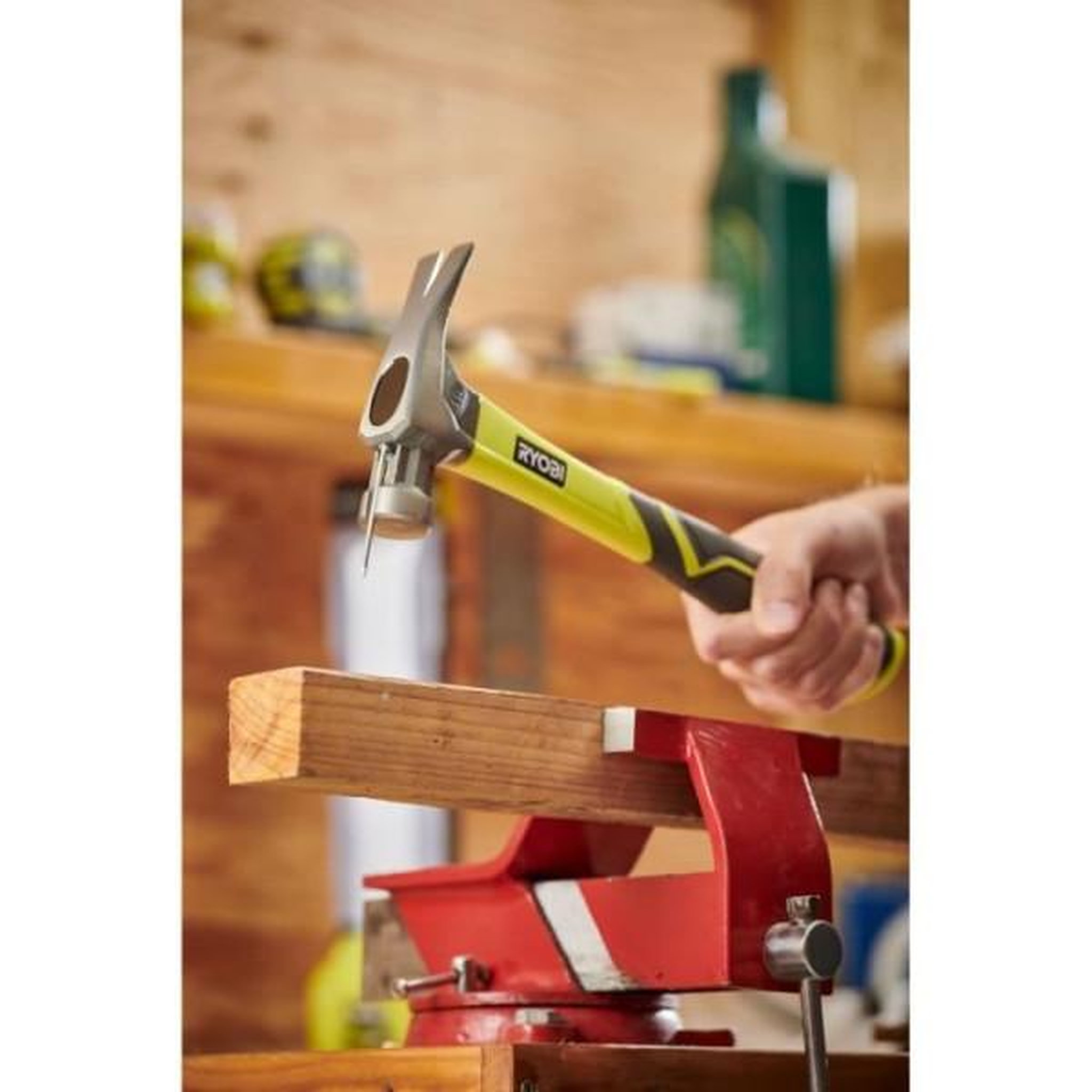 Voir la diapositive 6 : Ryobi Marteau de charpentier RYOBI - 450g