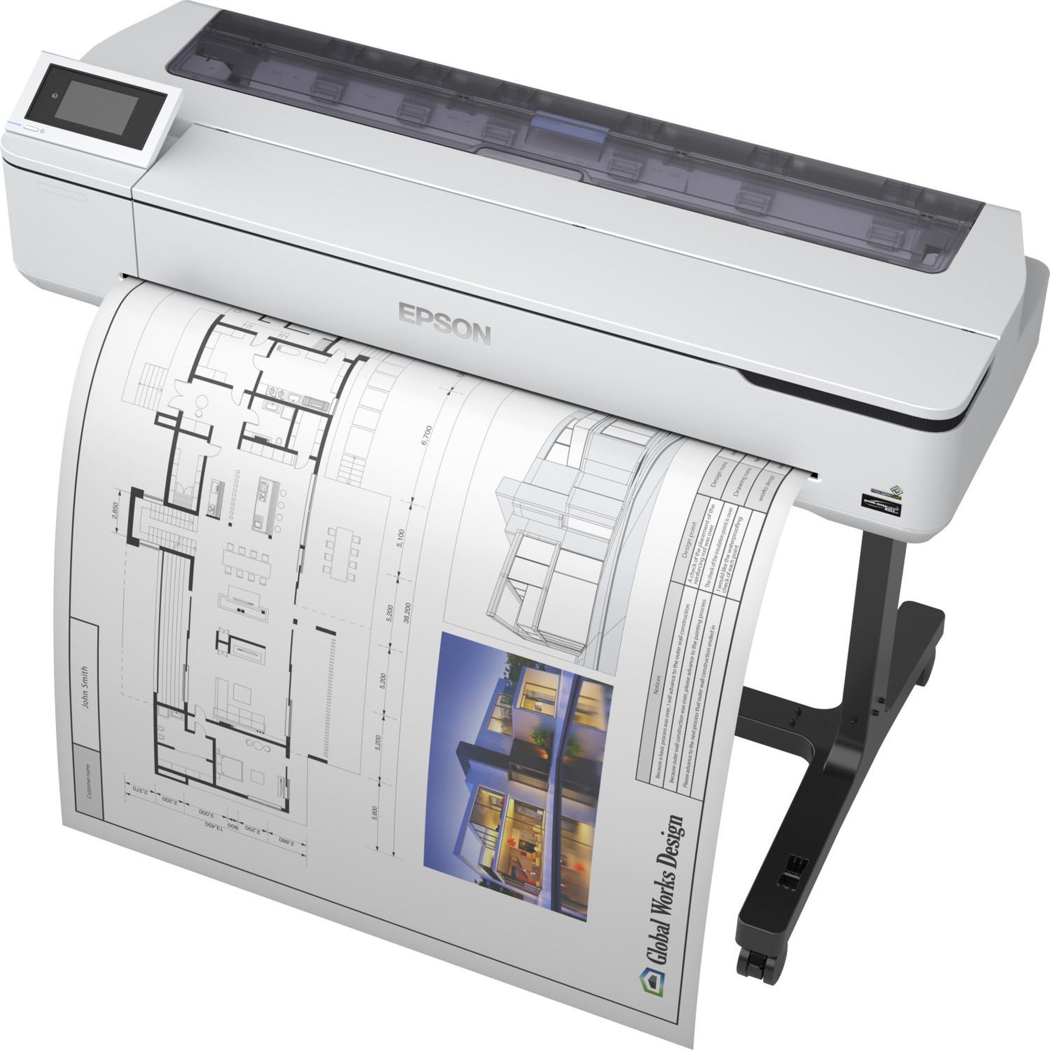 Voir la diapositive 2 : Epson Epson SureColor SC-T5100 imprimante grand format Wifi Jet d'encre Couleur 2400 x 1200 DPI A0 (841 x 1189 mm) Ethernet/LAN