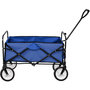 Voir la diapositive 2 : tectake Chariot de jardin et de transport pliable bleu
