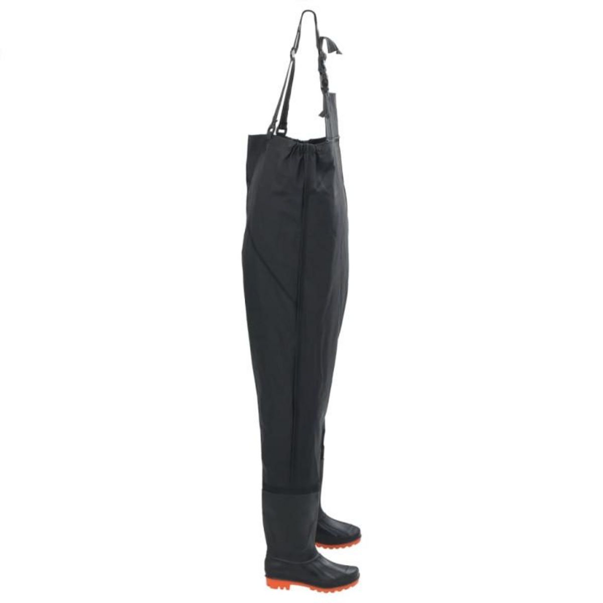 VIDAXL Cuissardes avec bottes noir taille 42