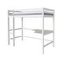 Voir la diapositive 1 : Habitat et Jardin Lit Enfant Mezzanine avec Bureau  Angéla  90 x 190 cm - Blanc