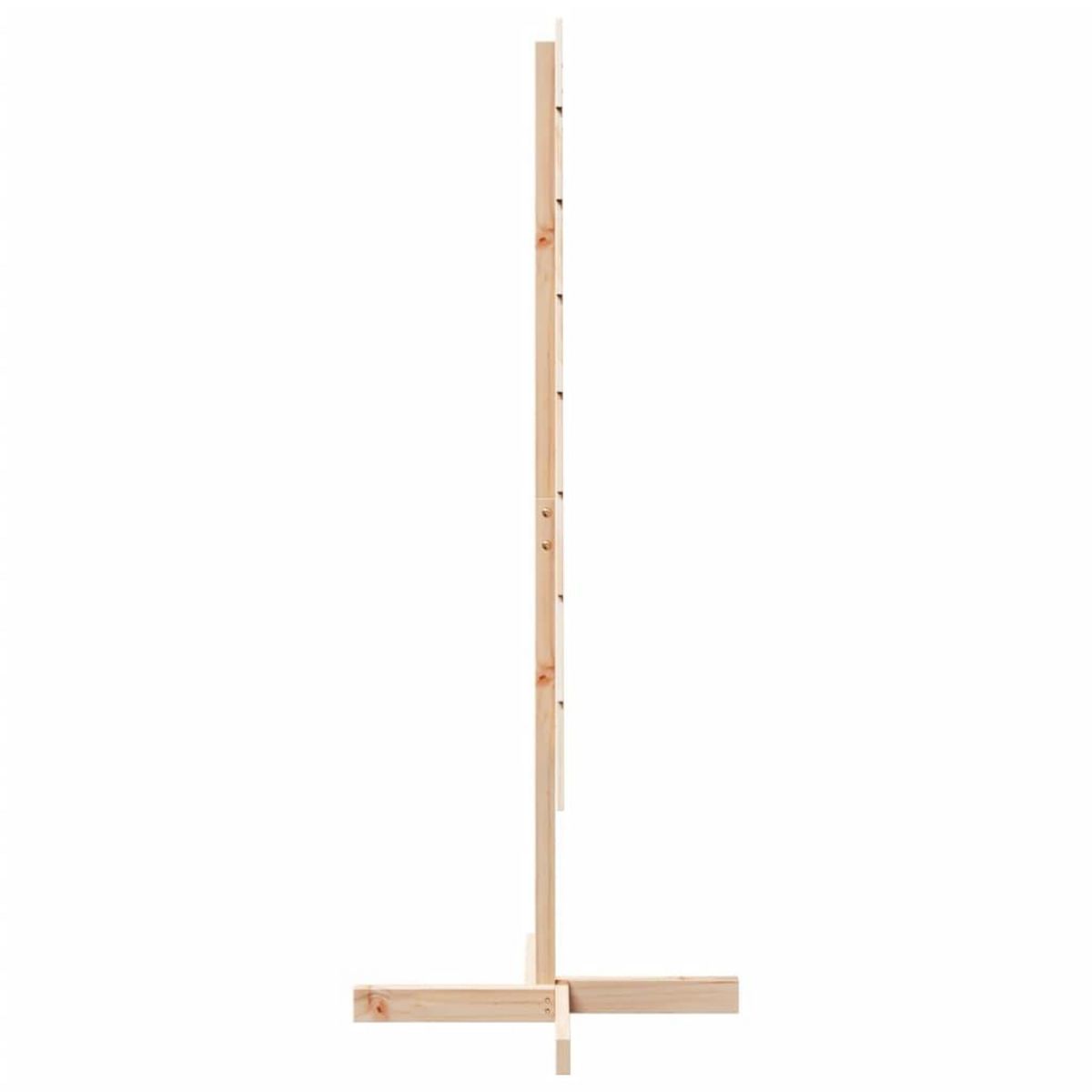 VIDAXL Arbre de Noël en bois pour decoration 150 cm bois massif