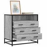 VIDAXL Commode sonoma gris 70x41x70 cm bois d'ingenierie