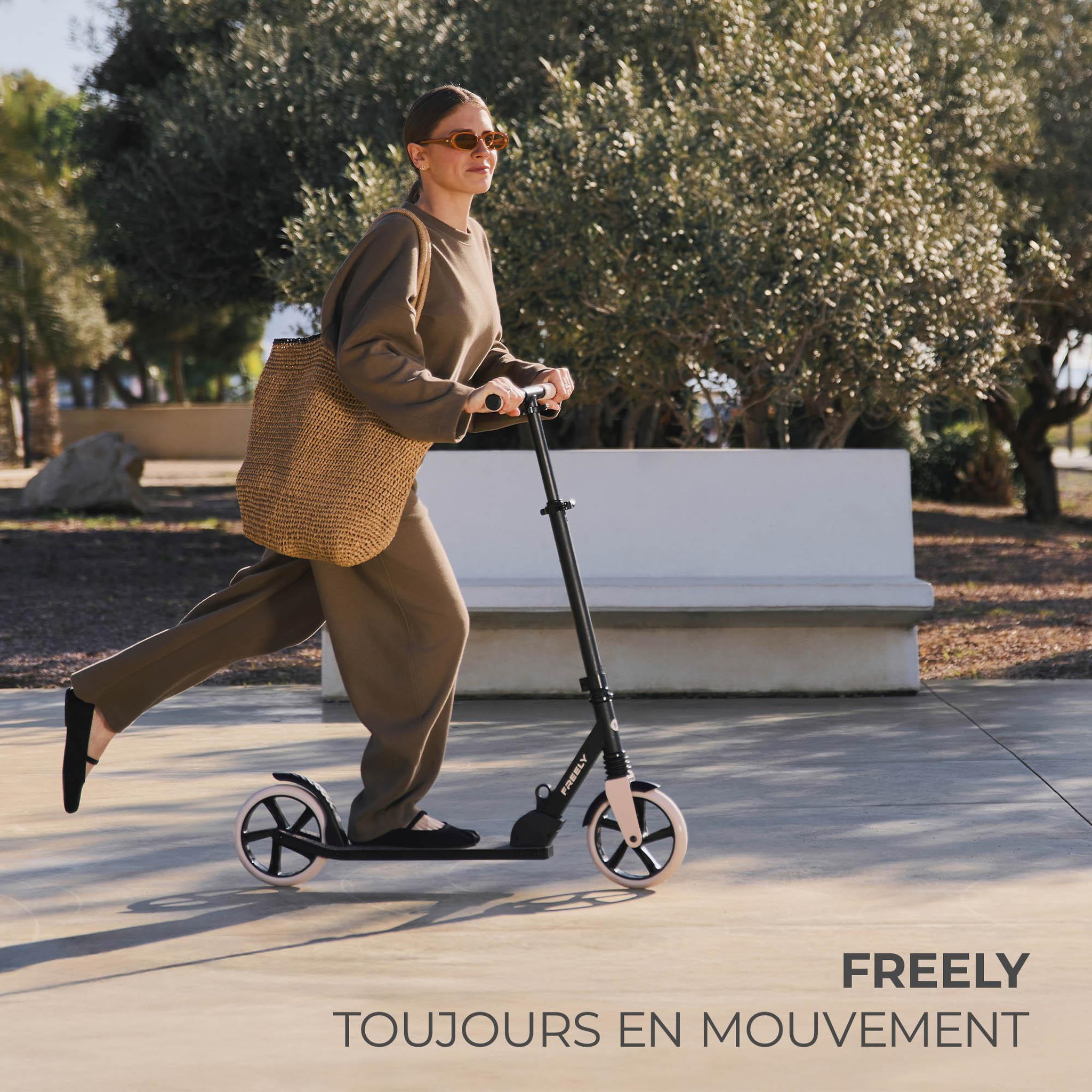 Voir la diapositive 2 : KINDERKRAFT Trottinette pliable urbaine enfant et adulte