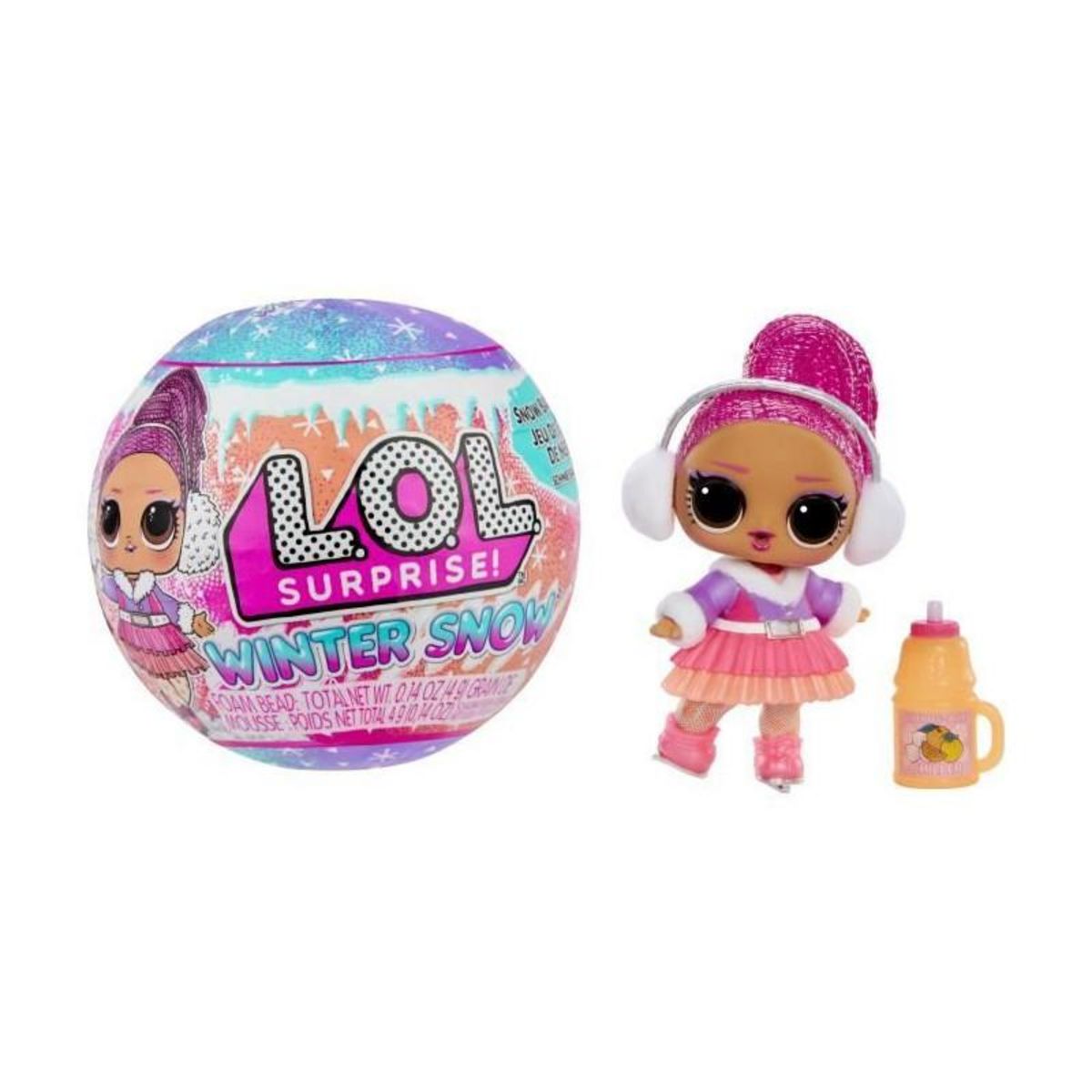 L.O.L. SURPRISE! L.O.L. Surprise Winter Snow Poupées 7,5 cm en PDQ