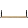 Voir la diapositive 5 : VIDAXL Etageres murales 2 pcs chene sonoma 60x15x15,5 cm