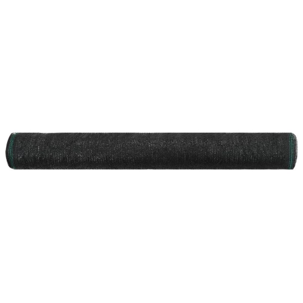 VIDAXL Cloture de tennis PEHD 1,6 x 100 m Noir