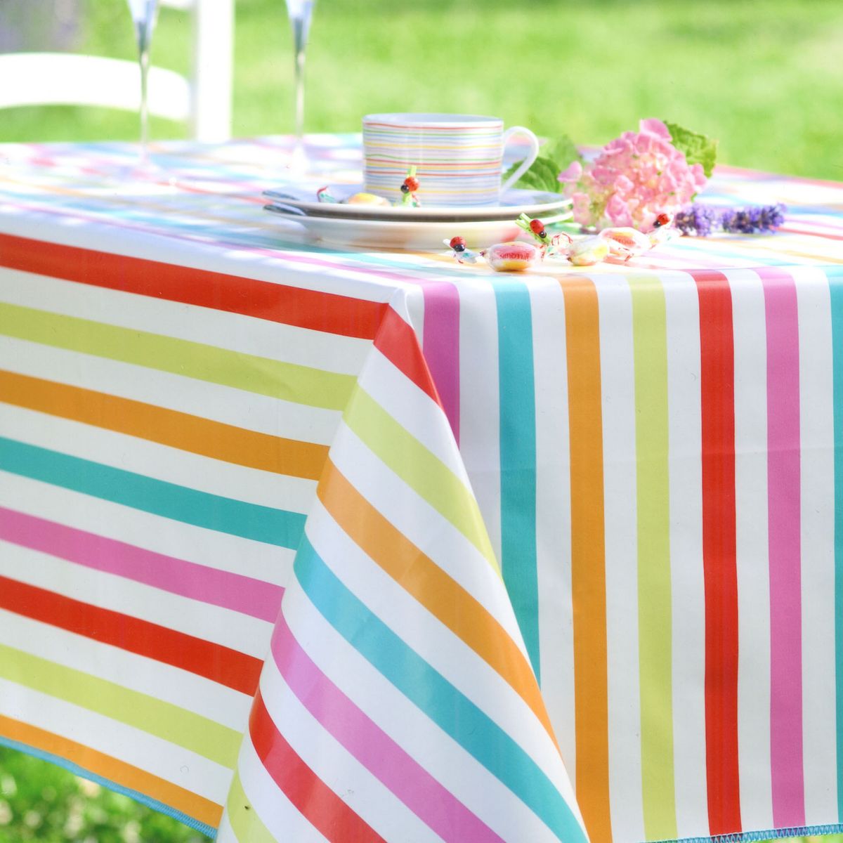 Nappe toile cirée Drapeau Fluo Tonic