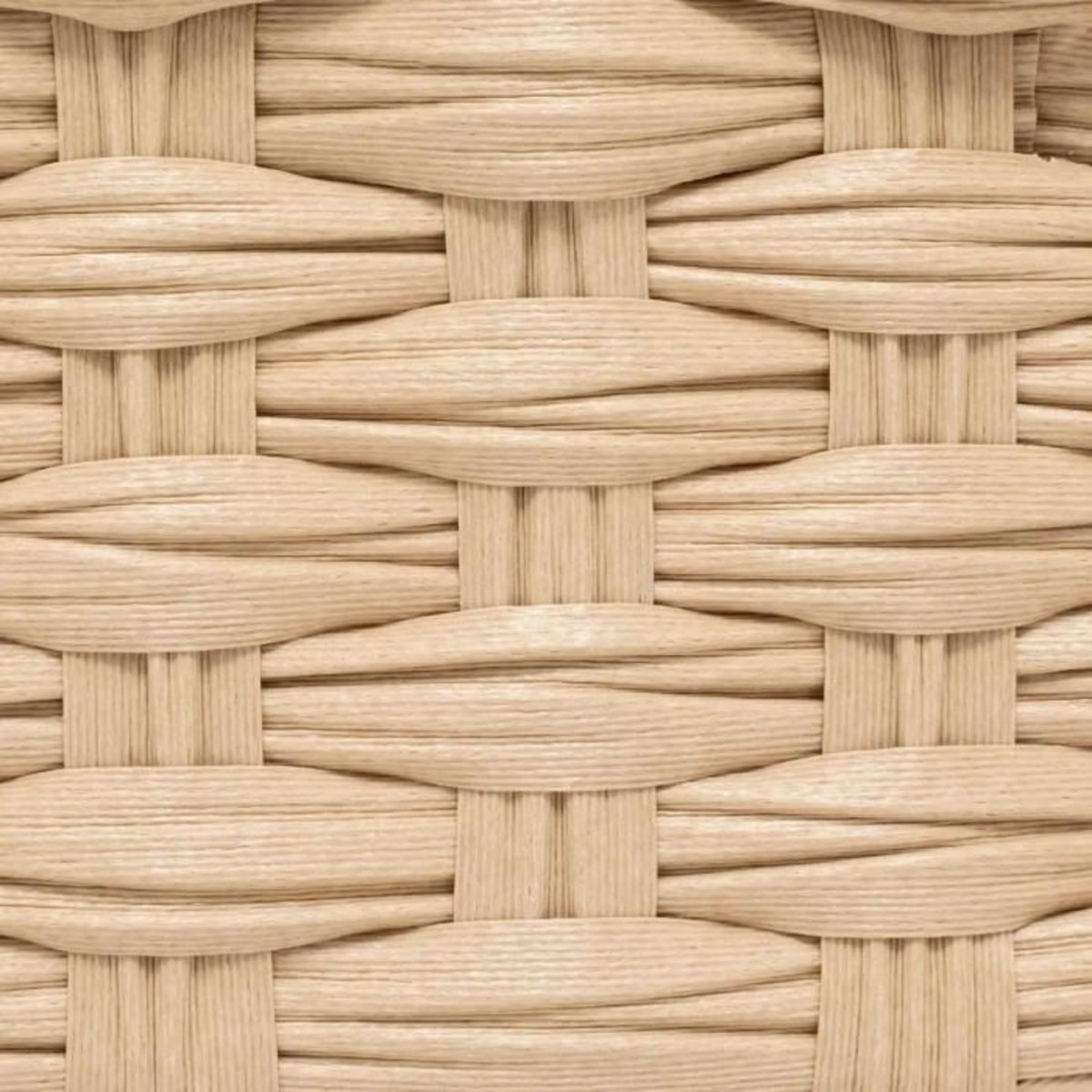 FIVE Lot de 3 Paniers de Rangement Bas  Tressé  27cm Naturel