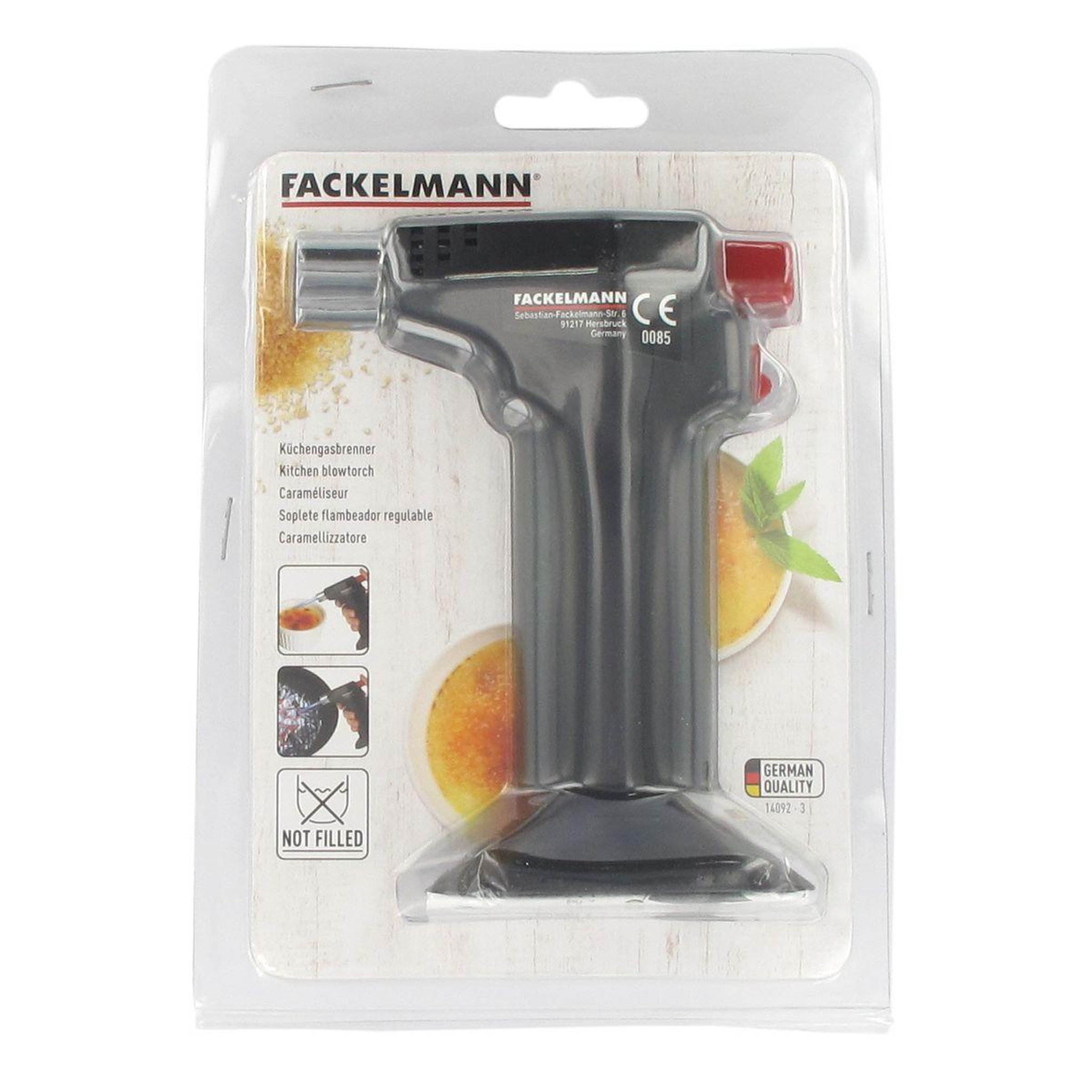 Voir la diapositive 6 : Fackelmann Chalumeau de cuisine Fackelmann
