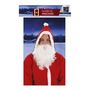 Voir la diapositive 2 : FEERIC LIGHT & CHRISTMAS Déguisement Barbe  Père Noël  33cm Blanc