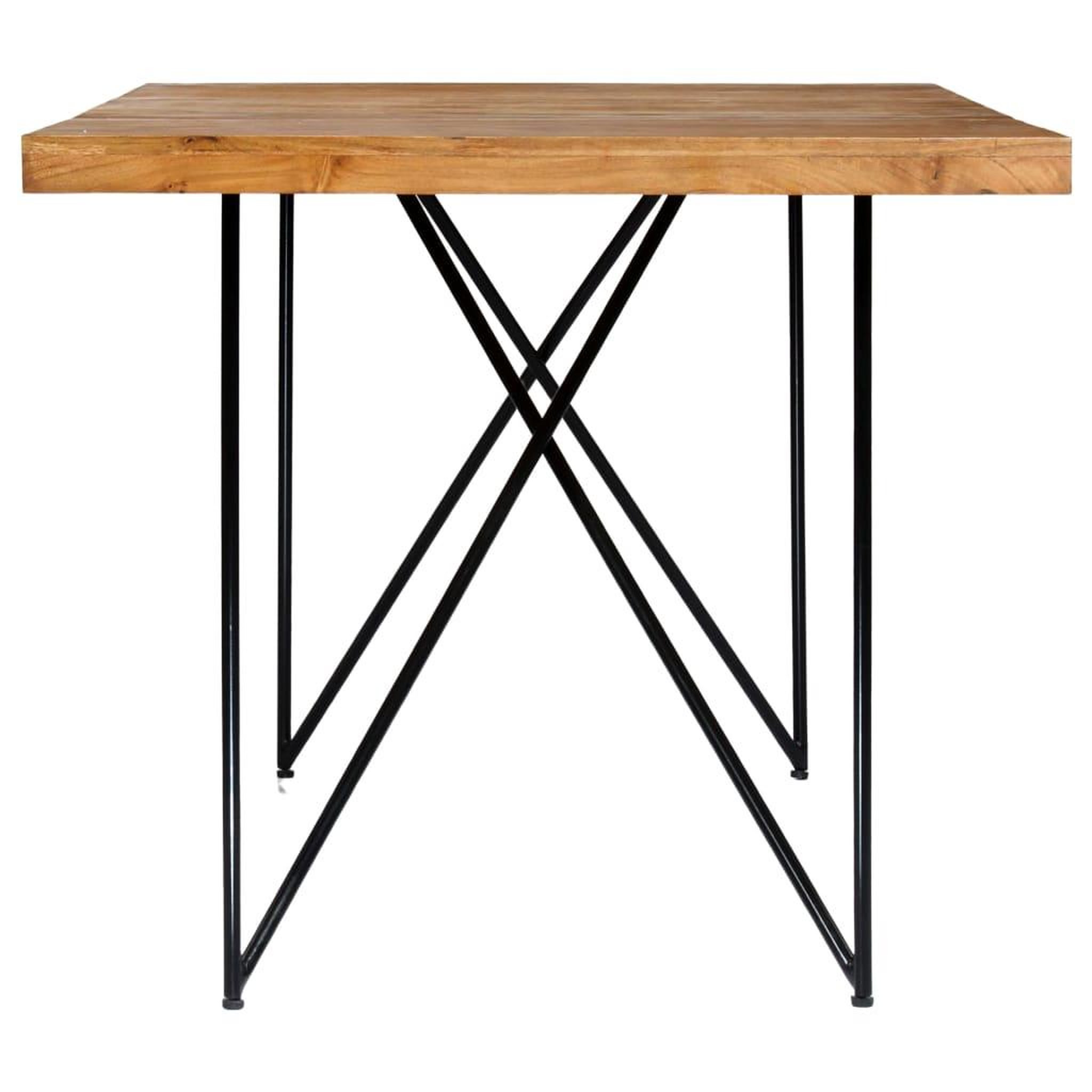 Voir la diapositive 3 : VIDAXL Table a manger 180x90x76 cm Bois d'acacia massif