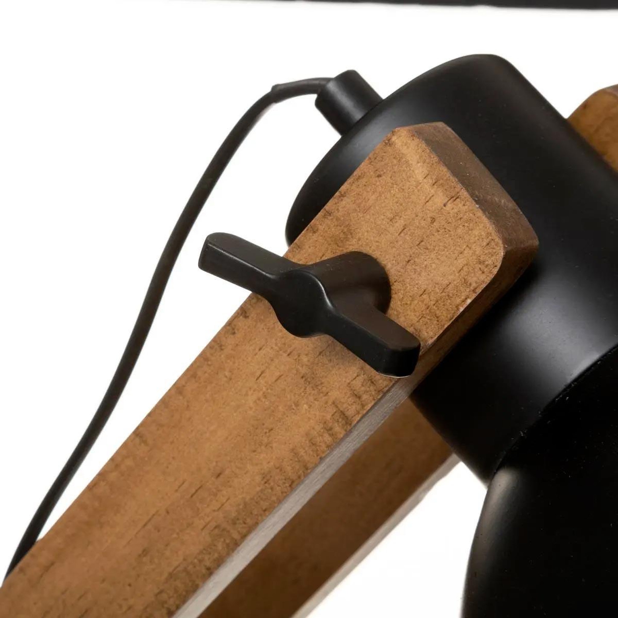 Voir la diapositive 2 : ATMOSPHERA Lampadaire arc design  cuba  158cm noir