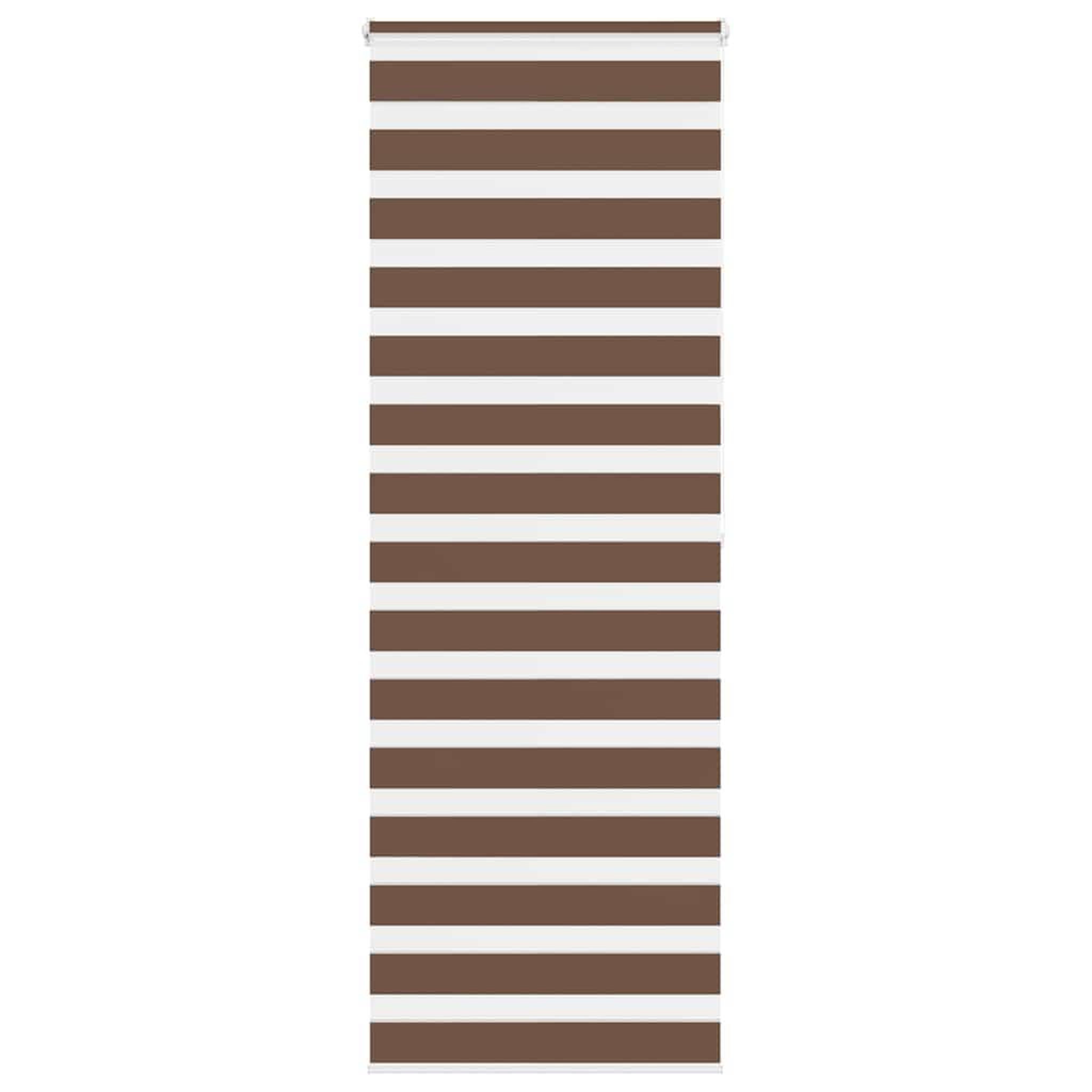 VIDAXL Store zebre marron 70x200 cm largeur du tissu 65,9 cm polyester