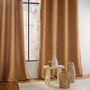 Voir la diapositive 4 : Paris Prix Rideau à Œillets Bouclette  Wooly  140x240cm Camel