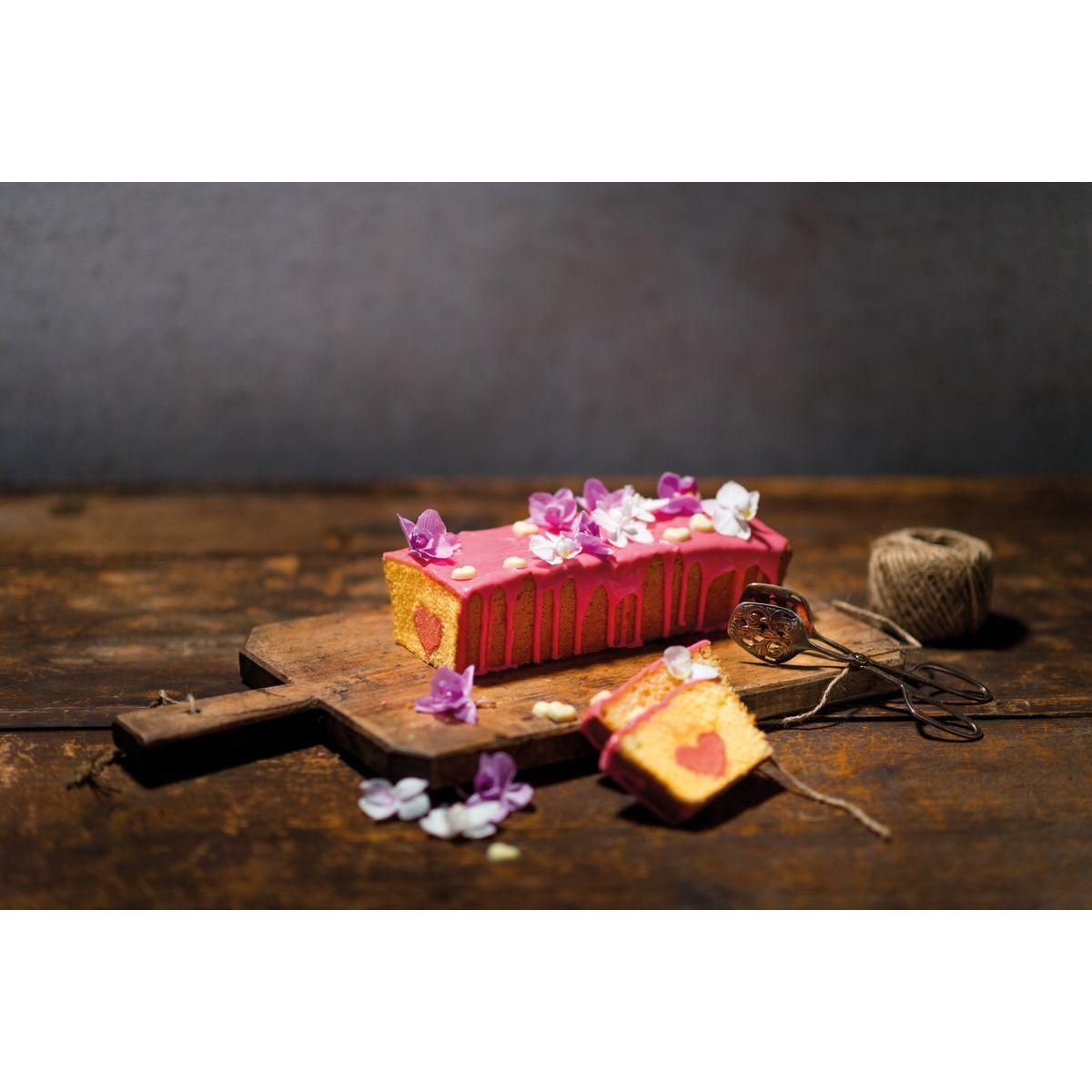 ZENKER Set comprenant 1 Moule à cake en acier étamé, 1 spatule Zenker et 2 bols à mixer en inox Fackelmann