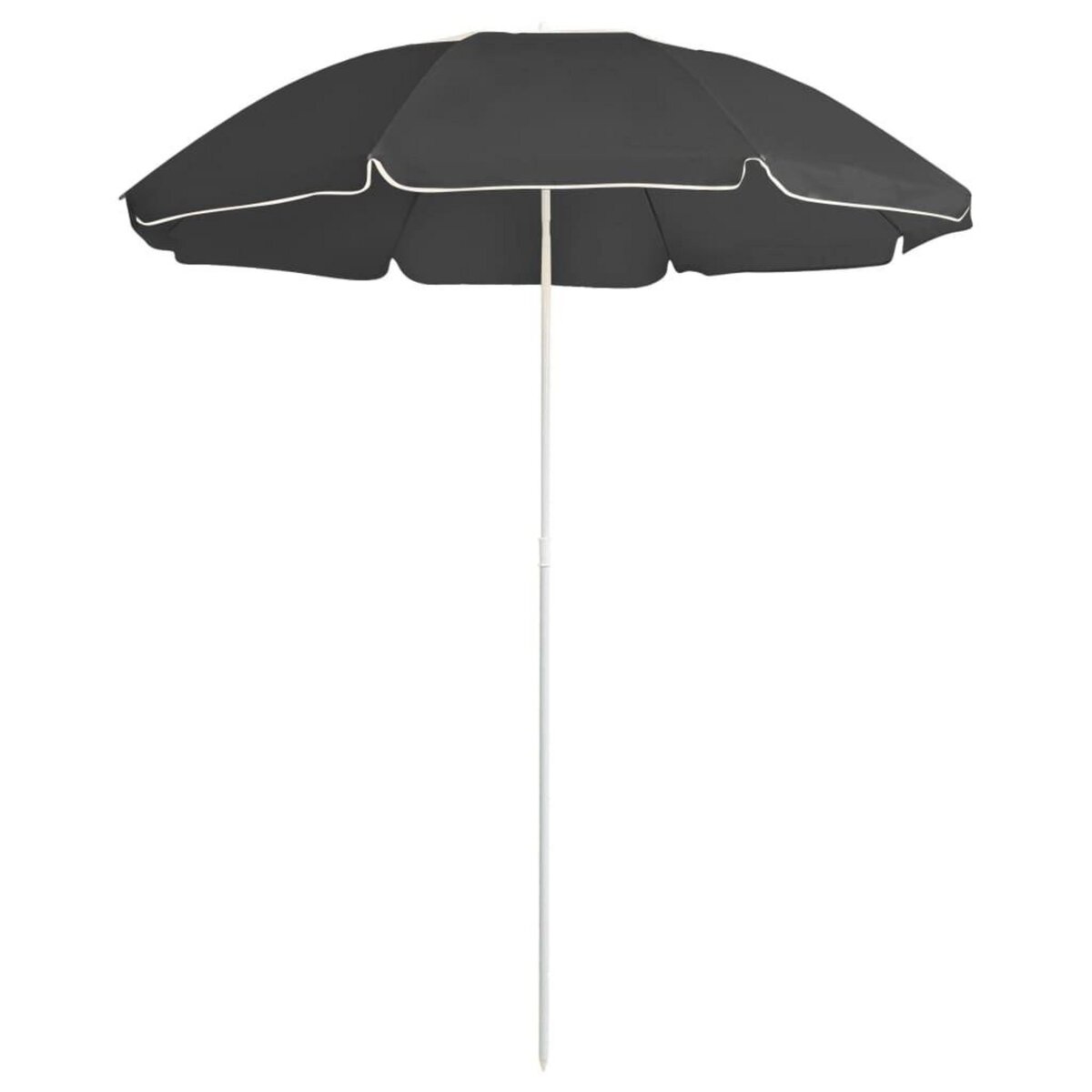 VIDAXL Parasol de jardin avec mat en acier anthracite 180 cm