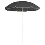 Voir la diapositive 1 : VIDAXL Parasol de jardin avec mat en acier anthracite 180 cm