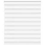 VIDAXL Store zebre blanc 125x100 cm largeur du tissu 120,9cm polyester