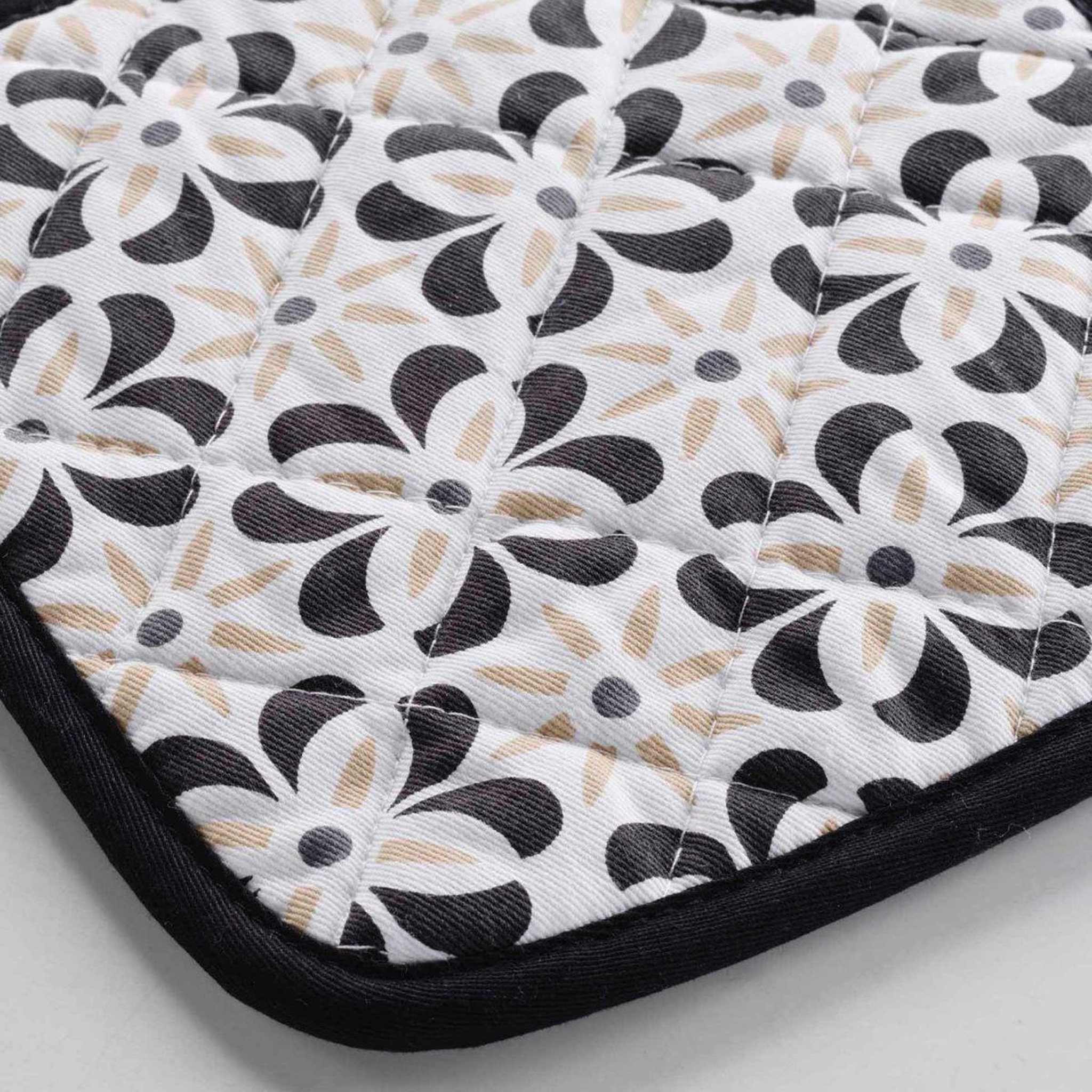 Voir la diapositive 3 : Douceur d'Intérieur Manique de cuisine en coton  solaris  19cm noir