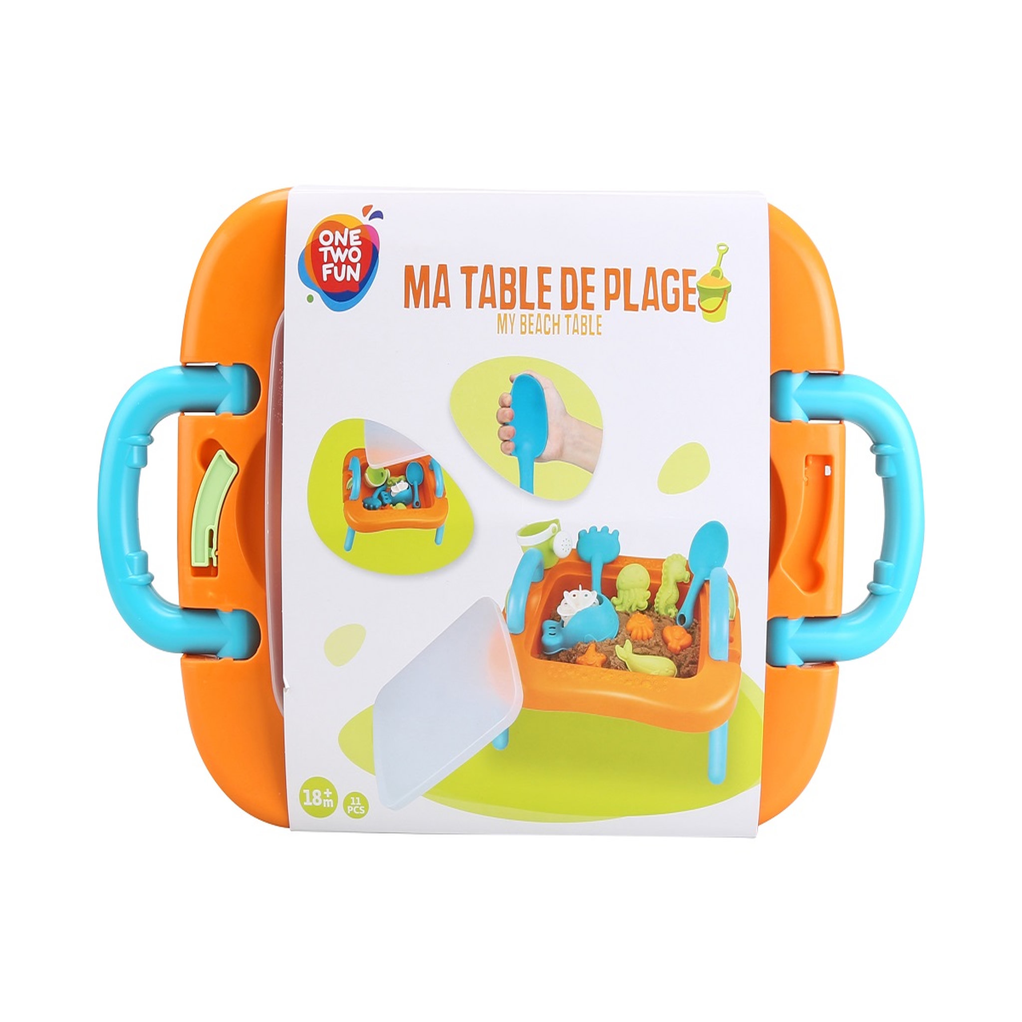 Voir la diapositive 2 : One Two Fun OTF Ma Table de plage