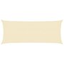 Voir la diapositive 2 : VIDAXL Voile d'ombrage 160 g/m^2 Creme 2x5 m PEHD